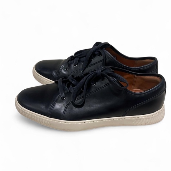 FitFlop Christophe Leather Sneakers Black 8 - Picture 3 of 8